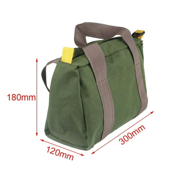 VONKY Mechanics Tools Storage Carrying Bag Organiser Shoulder Strap Zip Fastener Pouch Canvas Tote Pack 16 inch