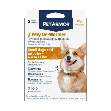 PETARMOR 7 Way De-Wormer for Puppies and Small Dogs