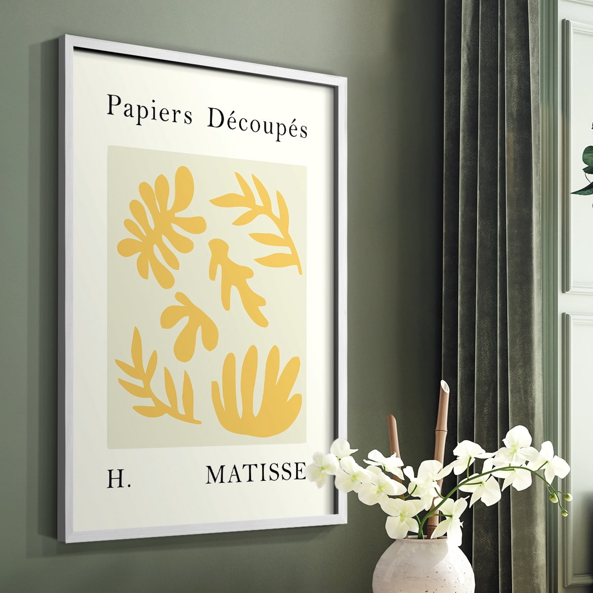 Matisse CCLXXVII in Solid Wood 11 x 14 Framed Print