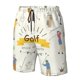 thumbnail image 4 of Balery Golf Icons And Golfer Traje de Baño Estilo Hawaiano para Hombre, Shorts de Secado Rápido con Bolsillos-X-Large, 4 of 6