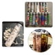 thumbnail image 5 of Tubo de Ensayo de Plástico de 30 Piezas de 110 Ml, Tubos de Ensayo Planos Transparentes, Tubos de Ensayo de Plástico con Tapas de Rosca para Dulces, Frijoles, Decoración de Fiesta, 5 of 5