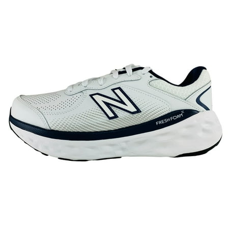 New Balance Fresh Foam X 840F White Team Navy Men's Extra Wide 4E Running Shoes MW840FW1, Men's U.S. Shoe Size 11