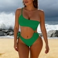 thumbnail image 5 of Enjoytime Bathing Suit for Women One Shoulder Tummy Control Modest Bikini Sets Underwire Tie Side One Piece Swimsuit 2026, 5 of 5