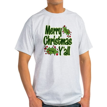 Merry Christmas Y'all Shirt Texas CafePress - MERRY CHRISTMAS Y'all Light T Shirt - Light T-Shirt - CP ()