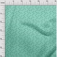 thumbnail image 3 of oneOone Rayon Turquoise Blue Fabric Conversational Moustache Craft Projects Decor Fabric Printed By The Yard 56 Inch Wide, 3 of 4
