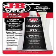 J-B Weld RTV Silicone Adhesive Sealant Gel - Weather-Resistant, Black - 3 oz
