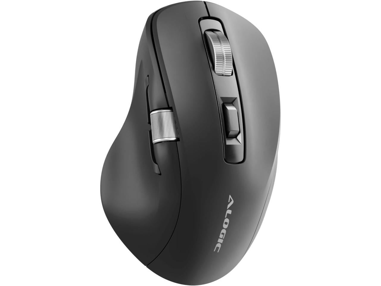 Alogic AMBT7KBK Bluetooth USB-C Rechargeable 7-Button Mouse