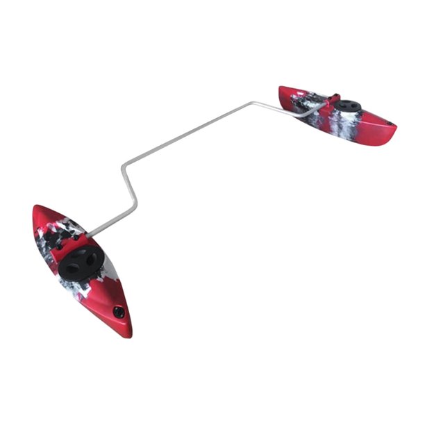Estabilizador de kayak, estabilizador, de estabilización para accesorios de canoa rojo