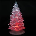 thumbnail image 4 of Tarmeek Table Top Christmas Tree with Multicolor Lights,5.9Inch Mini Colorful LED Acrylic Christmas Tree Night Light for Xmas Party Decoration Christmas Tree Lights Decorations Indoor Home Decor, 4 of 8