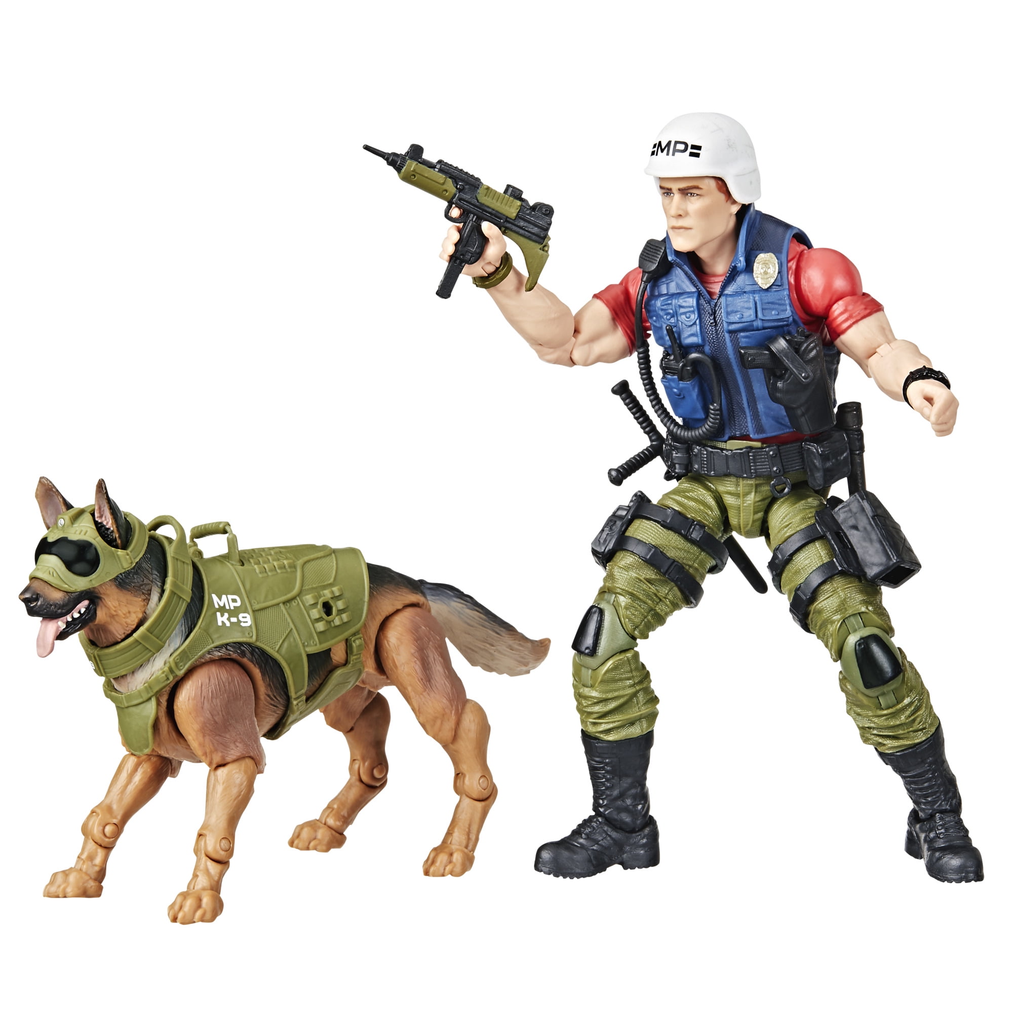 G.I. Joe Classified Series 157, Christopher « Law » Lavigne & Order, figurine avec chien
