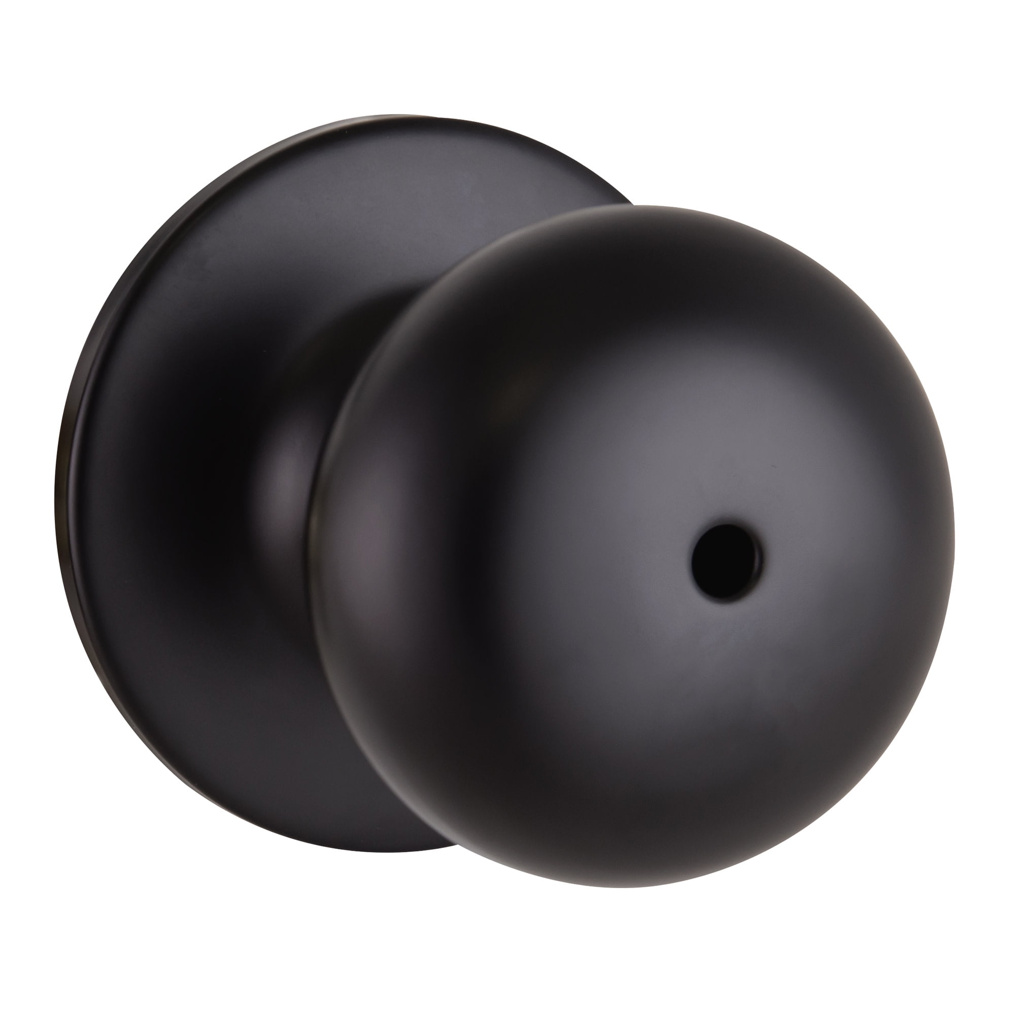 Design House Cambridge Privacy Single Bed and Bath Door Knob, Matte Black