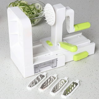 Ovzne Zucchini Noodle Maker Spaghetti Spiralizer - Blades Vegetable Slicer  for Veggie Noodles and Curly Chips Clearance