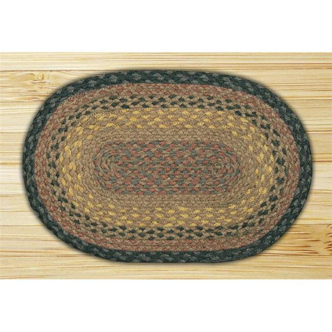 Capitol Importing 00-099 Brown-Black-Charcoal - 10 in. x 15 in. Oval Swatch