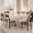 Rustic Brown, variant on Virans Wooden Dining Chairs Set of 6,Modern Dining Chairs with Ergonomic Backrest,Kitchen Dinner Chairs for Kitchen,Dining Room,Black