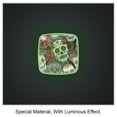 thumbnail image 2 of 4PCS Square Cabinet Fluorescence Knob Glowing in the Dark Furniture Drawer Pulls Handle with Screws Skull, 2 of 5