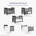 thumbnail image 5 of Dream On Me Violet 7-in-1 Convertible Crib Black, 5 of 10