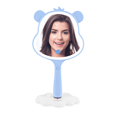 Impressions Vanity Care Bears Grumpy LED Handheld Makeup Mirror with Lights and Detachable Stand Base