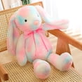 thumbnail image 4 of Diconna Soft Bunny Stuffed Animal, Colorful Tie Dye Rabbit Plush Toy Bedtime Friend for Boys Girls, 4 of 7