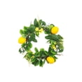 thumbnail image 2 of Nkmbld Artificial Wreath Decor, Artificial Hanging Lemon Wreath for All Year Round Indoor Outdoor Farmhouse Home Porch Wall Window Decor, 2 of 8