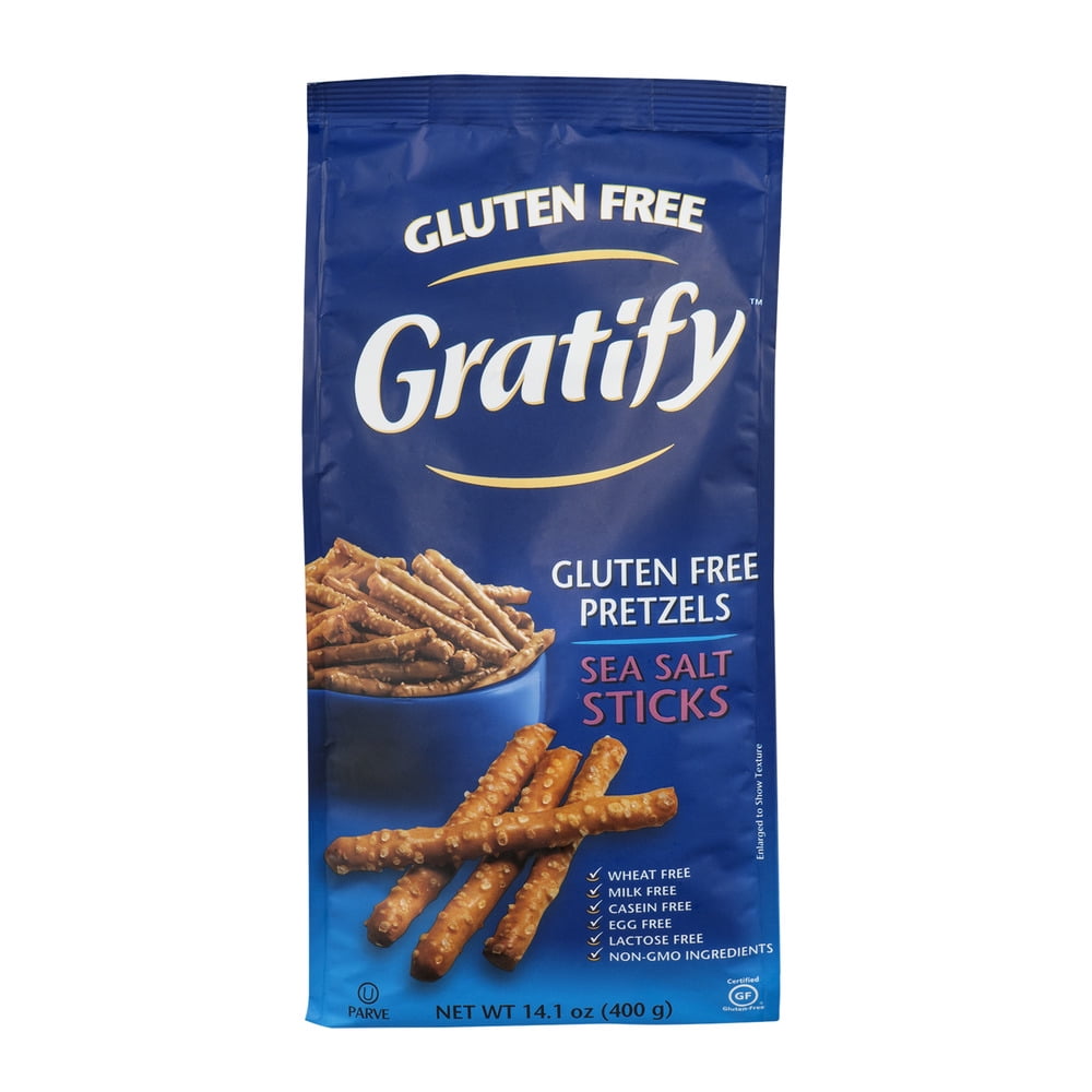 Gratify Gluten Free Pretzels Sea Salt Sticks, 14.1 OZ by Osem Usa, Inc.