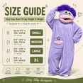 thumbnail image 5 of Snuggle Goof Onesie - Funny Big Mouth Monster Onesie, Snuggle Monster Pajamas with Pocket, 5 of 6