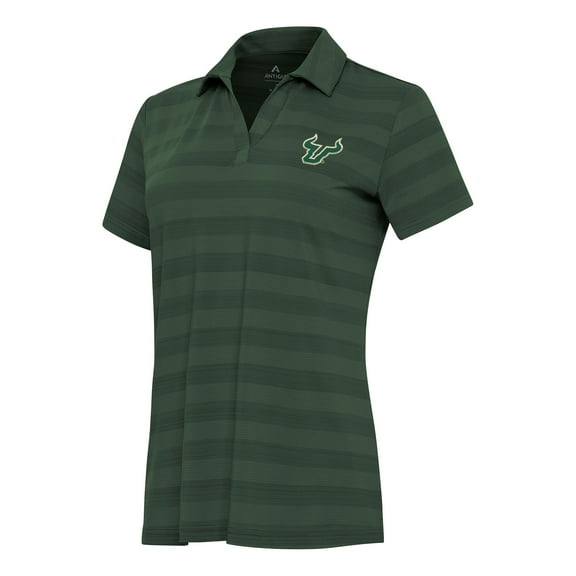 Women's Antigua Green South Florida Bulls Tunnel Polo