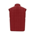 thumbnail image 7 of jtjvou Vest Jackets For Women Sleeveless Warm Solid Color Vests Double Side Pockets Coats Fall And Winter Casual Outerwears Red XXL, 7 of 7