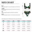 thumbnail image 6 of Daiia Dinosaur Skeleton Women's Bikini Set Two Piece Swimsuit High Waisted Bikini Adjustable Straps Bikini Perfect for Beach, Pool, and Summer Vacation-Small, 6 of 9