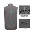 thumbnail image 4 of Little Donkey Andy Men's Quick Dry Vest Sleeveless Summer Stretchy Windproof Jacket for Golfing Cycling Running Size L, 4 of 6