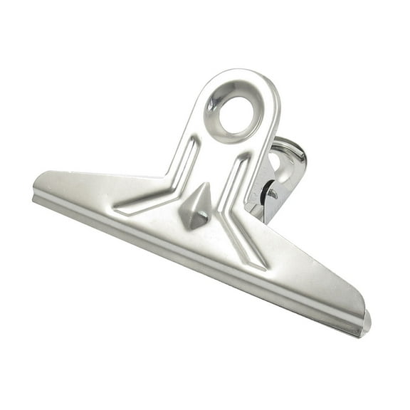 Unique Bargains Stationery Document File Stainless Steel 5 Width Binder Clip Clamp