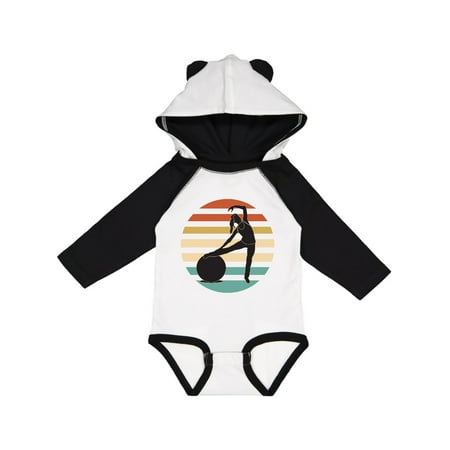 

Inktastic Pilates Fitness Retro Exercise Gift Baby Girl Long Sleeve Bodysuit