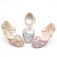 thumbnail image 5 of Zapatos para niños Niñas Tacones altos Lentejuelas Primavera y otoño Zapatos de princesa para niñas medianas y grandes Zapatos de rendimiento para estudiantes Sandalias con punta, 5 of 5