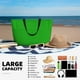 thumbnail image 5 of Fotbe Green Bolsa de Viaje para Playa - Resistente al Agua, Bolsa Tote de Gran Capacidad y Ligera con 7 Bolsillos para Mujeres y Hombres, 5 of 7