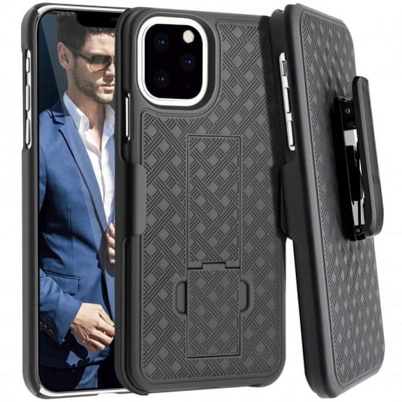 Swivel Holster Case Belt Clip for #device_series - Cover Kickstand Armor Combo G2W for iPhone 11 Pro