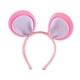 thumbnail image 3 of Diadema con orejas de ratón, accesorio para disfraz de animal, ideal para carnaval, cumpleaños y graduación. Rosa, 3 of 9