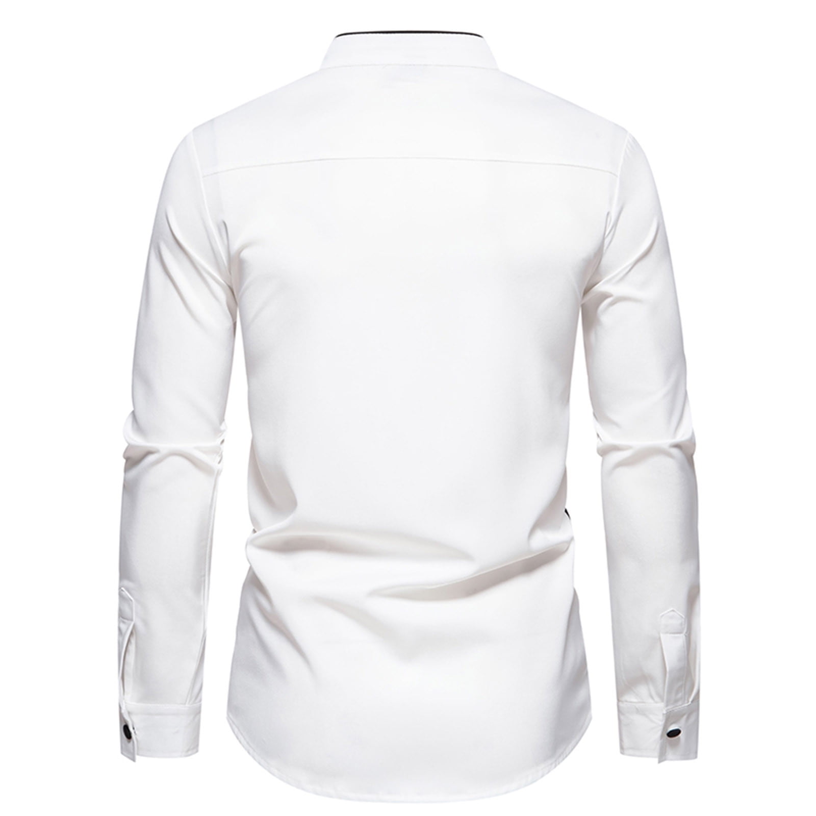 Men's Lightweight Stretch Cotton Dress Shirts Casual Spring