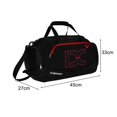 thumbnail image 3 of PENGXIANG Polyester Sports Bag Large Capacity Sports Backpack for Men Women (Black Blue), 3 of 6