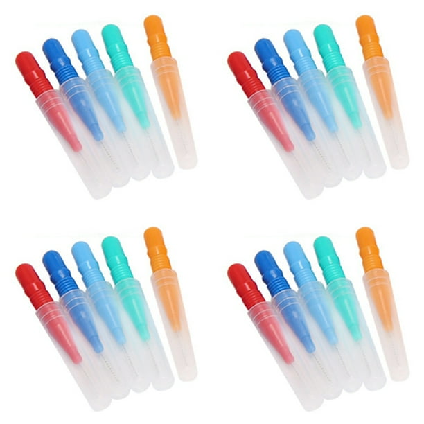 Cepillo Interdental de 1000 Piezas Dientes Suaves Selecciones Dentales Cepillo Interdental de Hilo Dental Recarga de Limpiadores de Palillos Dentales