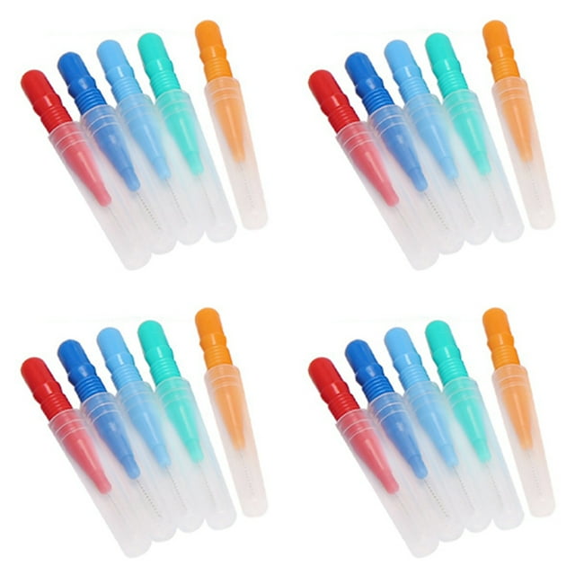 Cepillo Interdental de 1000 Piezas Dientes Suaves Selecciones Dentales Cepillo Interdental de Hilo Dental Recarga de Limpiadores de Palillos Dentales