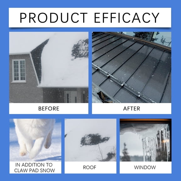 Eco-friendly Ice & Snow Melt Agent 100g, Winter Deicing For Concrete, Reduces Impact on Environment & Vegetation, Fast Melting Snow Removal Tool, 5.11*7.08in, Multicolor