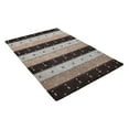 thumbnail image 4 of Rugsotic Carpets Handmade Rugs Hand Knotted Loom Rectangle 6'x9' Brown Beige Silk Mix for Indoor Use, 4 of 5