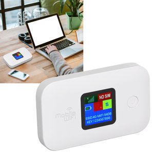 4G portatif WiFi, 10 Partage d'utilisateurs Secure Encryption Mobile WiFi Points chauds Compact 300Mbps avec SIM Fente de carte pour ordinateur portable pour téléphone