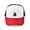 Red/Blue/White, variant on CafePress - Santa Squirrel 8 Ball - Adjustable Unisex Printed Trucker Hat with Mesh Back