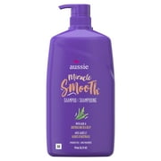 Aussie Miracle Smooth Shampoo with Aloe, Paraben Free, 26.2 Fl Oz