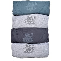 Fruit of the Loom Mens 3Pack Assorted Crew-Neck Undershirts T-Shirts, 2XL