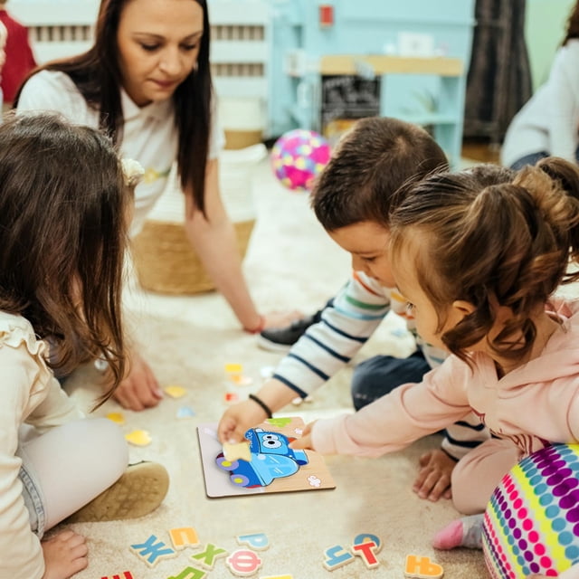 SDNall Three-dimensional Colored Early Childhood Education Puzzle Toys, Three-dimensional Puzzles