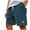 Navy, variant on Summer Mens Shorts Workout Gym Lace-up Elastic Waist Pocket Exercise Fitness Home Half Shorts Pants Lightweight Mens Linen Shorts Khaki 5XL