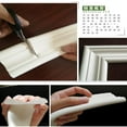1M/5M Wall Borders line Sticker Peel and Stick Wall Edges Sticker Flexible Foam Molding Trim