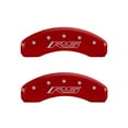 thumbnail image 2 of Mgp Caliper Covers 14033Scr5rd Caliper Cover With Red Powder Coat Finish, (Set, 2 of 5