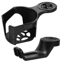 Worgeous 2 Pcs Pole Computer Desk Accessories Office 17.00X10.30X7.00CM Black